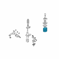 OEM 2010 Kia Rondo Front Coil Spring Diagram - 546301D101DS