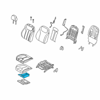 OEM Hyundai Santa Fe Heater-Front Seat Cushion Diagram - 88170-S2010