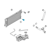 OEM 2021 Lincoln Navigator Radiator Drain Plug Diagram - 7L1Z-8115-A