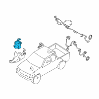 OEM 2004 Nissan Xterra Anti Skid Actuator Assembly Diagram - 47660-1Z675