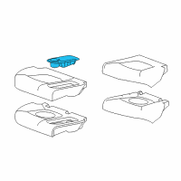 OEM 2017 Chevrolet Spark Cup Holder Diagram - 42495296
