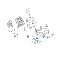 OEM Infiniti M35 Switch-LUMBAR Diagram - 87015-EH00A