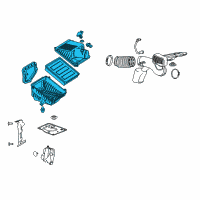 OEM 2017 GMC Sierra 3500 HD Cleaner Asm-Air Diagram - 23252204