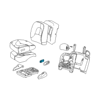 OEM Buick Park Avenue Switch Diagram - 25623714