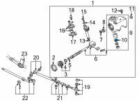 OEM 2000 Ford E-350 Super Duty Housing Assembly Seal Diagram - E3TZ3591B