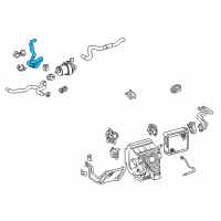 OEM Toyota Heater Hose Diagram - 87245-48740