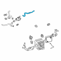 OEM Toyota Heater Hose Diagram - 87245-48750