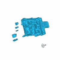 OEM Cadillac CT6 Fuse & Relay Box Diagram - 84045073