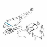 OEM 2007 BMW 750i Cross Brace Diagram - 18-10-7-519-016