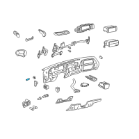 OEM Chevrolet C1500 Door Ajar Switch Diagram - 15739935