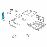 OEM 2008 Dodge Dakota Panel-C Pillar Diagram - 5HP52XDVAB