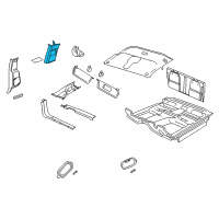 OEM 2010 Dodge Dakota Panel-C Pillar Diagram - 5HP48XDVAA