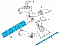 OEM BMW M6 Gasket Diagram - 11-62-7-589-106