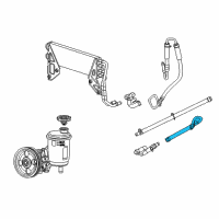 OEM Ram 2500 Hose-Power Steering Return Diagram - 68031856AI