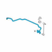 OEM 2010 Honda Ridgeline Spring, Front Stabilizer Diagram - 51300-SJC-A02