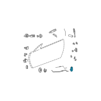 OEM 2004 Chrysler Sebring Front Door Latch Diagram - 4880049AI