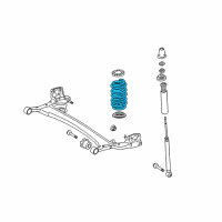 OEM Scion xD Coil Spring Diagram - 48231-52D21