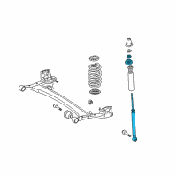 OEM 2010 Scion xD Shock Diagram - 48530-80438