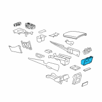 OEM Chevrolet Caprice Rear Compartment Diagram - 92218027