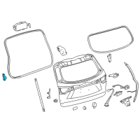 OEM Toyota Lift Cylinder Upper Bracket Diagram - 68903-0E010