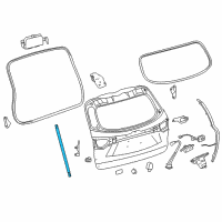 OEM 2019 Toyota Highlander Lift Cylinder Diagram - 68910-09140