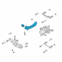 OEM 2021 Hyundai Santa Fe Arm Assembly-RR Trailing Arm, LH Diagram - 55270-S2AA0