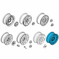 OEM 2017 Lincoln Navigator Spare Wheel Diagram - 7L1Z-1015-D