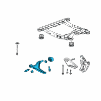 OEM 2016 Cadillac SRX Lower Control Arm Diagram - 22979575