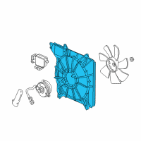 OEM Acura RLX Shroud (Denso) Diagram - 38615-R9P-A01