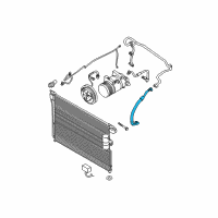 OEM 2008 Nissan Frontier Hose-Flexible, Low Diagram - 92480-ZS50A