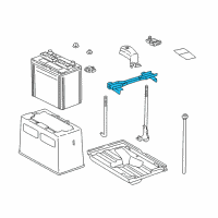 OEM Lexus Clamp Sub-Assy, Battery Diagram - 74404-24040