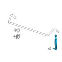 OEM Cadillac CT4 Stabilizer Link Diagram - 20887087