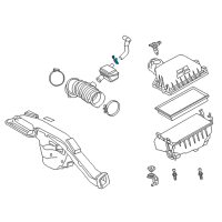 OEM Toyota Camry Hose Clamp Diagram - 90466A0028