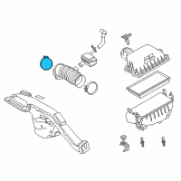 OEM 2021 Lexus ES250 Clamp(For Air Cleaner Hose, NO.1) Diagram - 17891-31010