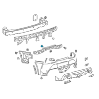 OEM 2022 Toyota GR Supra Reflector Diagram - 81750-WAA01