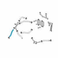 OEM Acura RDX Hose (235MM) (ATF) Diagram - 25211-RWC-007