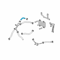 OEM 2007 Acura RDX Hose (150MM) (ATF) Diagram - 25211-RPC-003