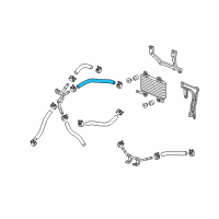 OEM 2007 Acura RDX Hose (320MM) (ATF) Diagram - 25213-RWC-007