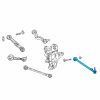 OEM 2021 Toyota Mirai Tie Rod Diagram - 48706-11010