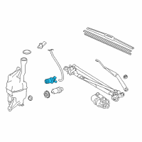 OEM 2017 Toyota Avalon Front Washer Pump Diagram - 85330-06070