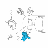 OEM 2004 Chrysler Sebring Bracket-Transmission Mount Diagram - MR272217