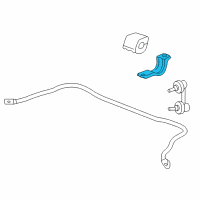 OEM Honda Civic Holder, Front Stabilizer Diagram - 51308-SNA-A01