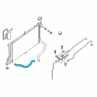 OEM 2021 Nissan Titan XD Hose-Lower Diagram - 21503-9FU0B