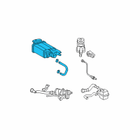 OEM 2010 Lexus ES350 Vapor Canister Diagram - 77740-33170