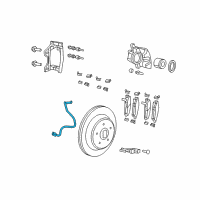 OEM 2018 Jeep Wrangler JK Hose-Brake Diagram - 68171955AE