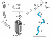 OEM 2022 Hyundai Tucson HOSE ASSY A-RECIRCULATION SOLE Diagram - 28274-2M410