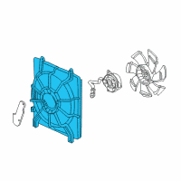 OEM 2014 Honda Accord Shroud Complete Diagram - 38615-5A2-A02