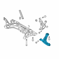 OEM Ford Lower Control Arm Diagram - BE8Z-3079-C