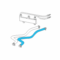 OEM Dodge Stratus Hose-Oil Cooler Diagram - 4596765AE