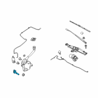 OEM 2008 Ford Taurus Fluid Level Sensor Diagram - 7T4Z-17B649-AA